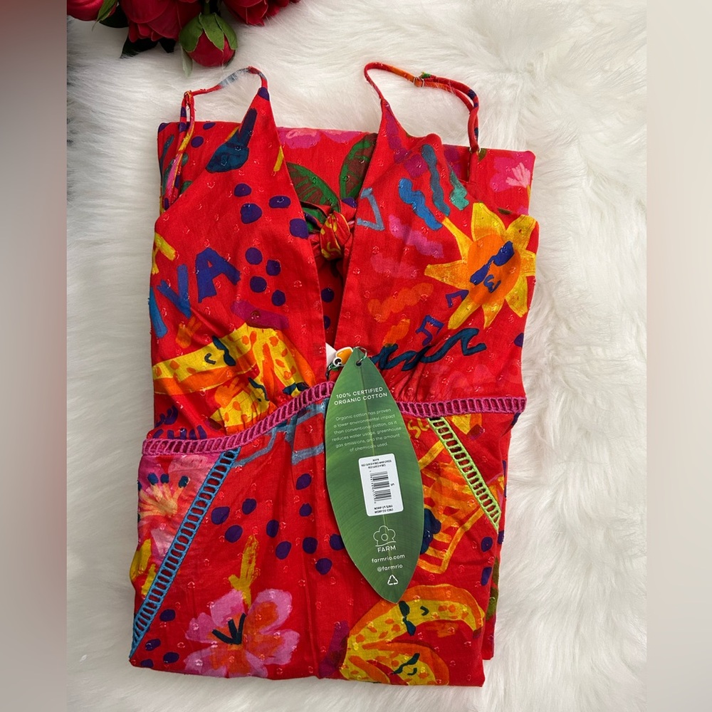 Farm rio printed sleeveless maxi dress - Picture 16 of 16
